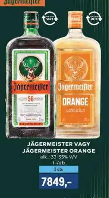 Metro JÄGERMEISTER VAGY JÄGERMEISTER ORANGE ajánlat