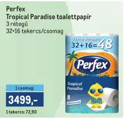 Metro PERFEX TROPICAL PARADISE TOALETTPAPÍR ajánlat