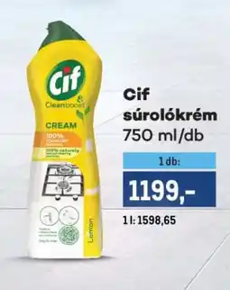 Metro CIF Súrolókrém ajánlat