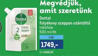 Metro Dettol ajánlat