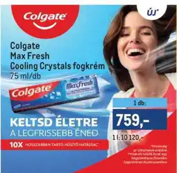 Metro Colgate Max Fresh Cooling Crystals fogkrém ajánlat