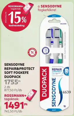 Rossmann sensodyne repair&protect soft fogkefe ajánlat