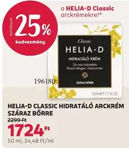 Rossmann Helia-d classic hidratáló arckrém ajánlat