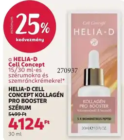 Rossmann Helia-d cell concept kollagén pro booster szérum ajánlat