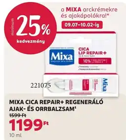 Rossmann Mixa cica repair+ regeneráló ajak- és orrbalzsam ajánlat
