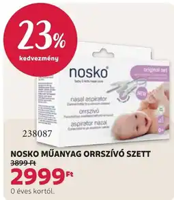 Rossmann Nosko műanyag orrszívó szett ajánlat