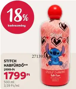 Rossmann Stitch habfürdő ajánlat