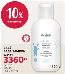 Rossmann Babé baba sampon ajánlat