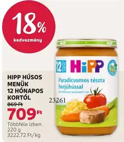 Rossmann Hipp húsos menük ajánlat