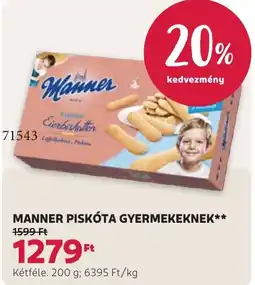 Rossmann Manner piskóta ajánlat