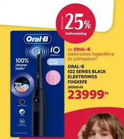 Rossmann oral-b io2 series black elektromos fogkefe ajánlat