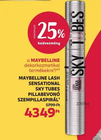 Maybelline lash sensational sky tubes