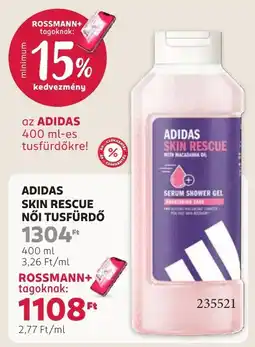 Rossmann adidas női tusfürdő ajánlat