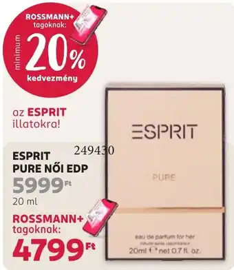 Esprit pure női edp