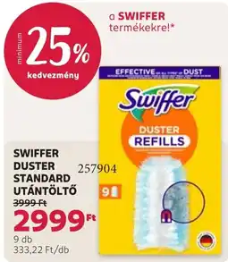 Rossmann Swiffer duster standard utántöltő ajánlat