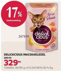 Rossmann Delickcious macskaeledel ajánlat