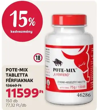 Pote-mix tabletta férfiaknak