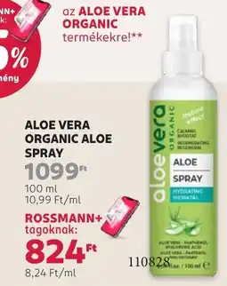 Rossmann Aloe vera organic aloe spray ajánlat