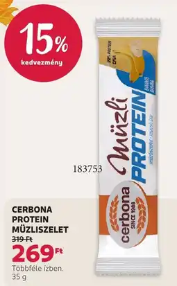 Rossmann Cerbona protein müzliszelet ajánlat