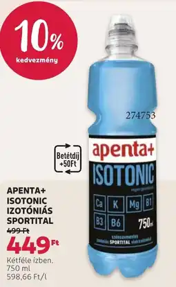 Rossmann apenta+ isotonic ajánlat