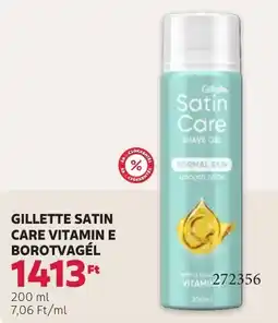Rossmann Gillette satin care vitamin e borotvagél ajánlat