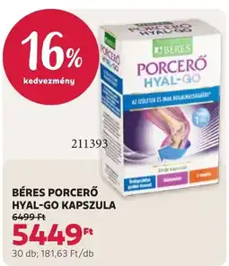 Rossmann Béres porcéró hyal-go kapszula ajánlat