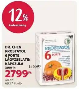 Rossmann Dr. Chen Prostayol 6 Forte Lágyseletin Kapszula ajánlat