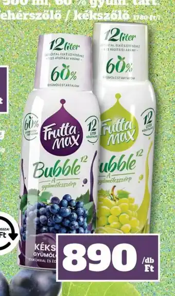 Frutta max bubble