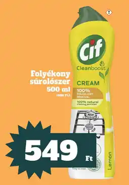 Vil-For Cif folyékony súrolószer ajánlat