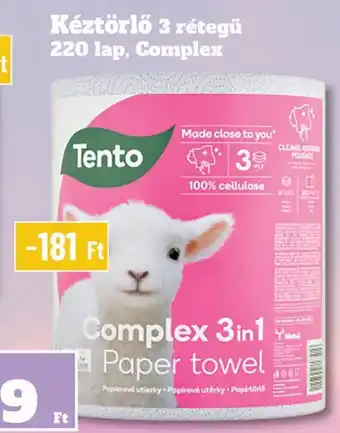 Vil-For Tento complex 3in1 paper towel ajánlat