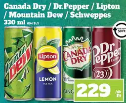 Vil-For Canada Dry / Dr. Pepper / Lipton / Mountain Dew / Schweppes ajánlat