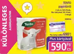 PlusMarket Tento papirtörlő ajánlat