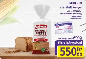 Roberto szeletelt kenyer