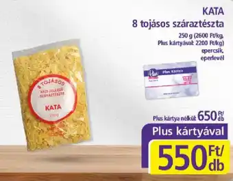 Kata 8 tojásos száraztészta