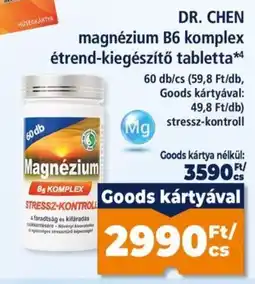 Goods Market Dr. Chen magnézium B6 komplex ajánlat