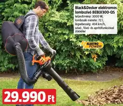 Bauhaus Black&Decker elektromos lombszívó BEBLV300-QS ajánlat