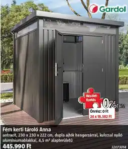 Bauhaus Gardol fém kerti tároló Anna ajánlat