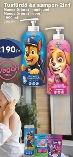 Azúr Paw Patrol tusfürdő és sampon 2in1 ajánlat
