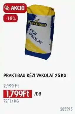 Praktiker Praktibau kézi vakolat ajánlat