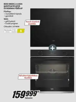 MediaMarkt Beko beépíthető sütő és kerámia főzőlap ajánlat