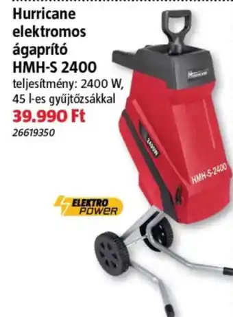 Hurricane elektromos ágaprító HMH-S 2400