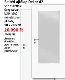 Bauhaus Beltéri ajtólap Dekor 42 ajánlat