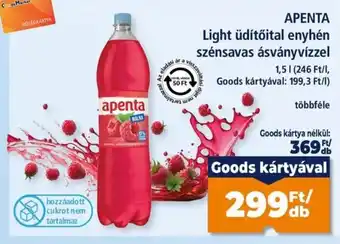 Goods Market Apenta light üdítőital ajánlat
