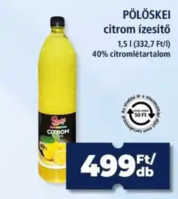 Goods Market Pölöskei citrom ízesítő ajánlat