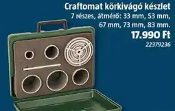 Bauhaus Scheppach craftomat körkivágó készlet ajánlat
