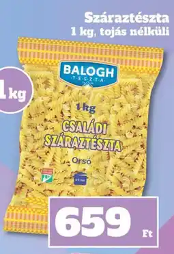 Family Diszkont Balogh száraztészta ajánlat