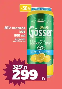 Family Diszkont Gösser alkoholmentes ajánlat