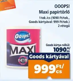 Goods Market Ooops! maxi papírtörlő ajánlat
