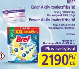 PlusMarket Bref power aktiv toalettfrissitő ajánlat