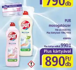 PlusMarket pur mosogatószer ajánlat